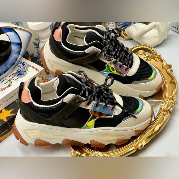 🆕 KURT GEIGER LONDON 🧿 NWOB Letta Platform Sneakers, Sz 37 - Picture 16 of 16